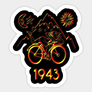 Bicycle Day 1943 LSD Acid Hofmann Trip Sticker